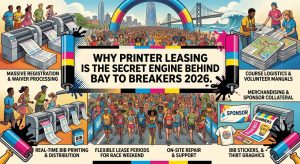Read more about the article The Big One: Why Printer Leasing is the Secret Engine Behind Bay to Breakers 2026